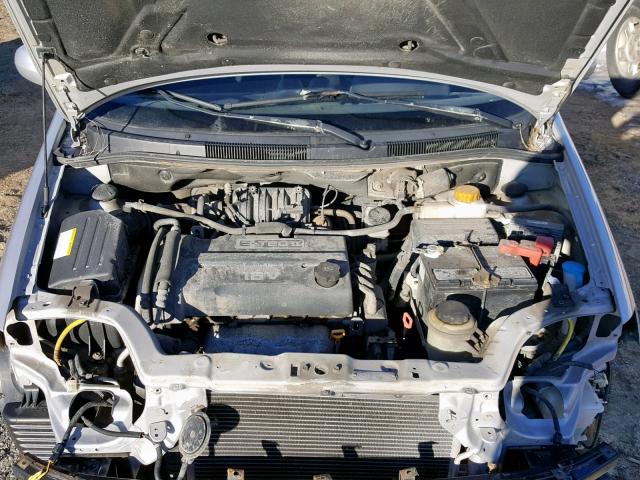 KL1TD66676B617528 - 2006 CHEVROLET AVEO BASE ვერცხლისფერი ფოტო 7