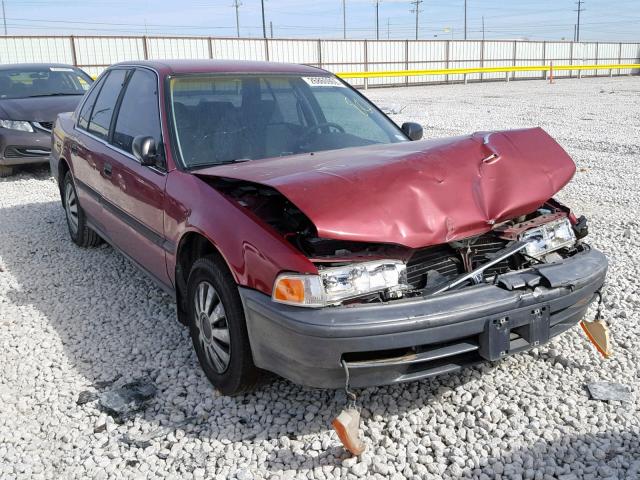 1HGCB7546NA058550 - 1992 HONDA ACCORD DX MAROON photo 1