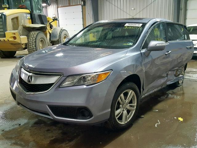 5J8TB4H34DL024188 - 2013 ACURA RDX BLUE photo 2