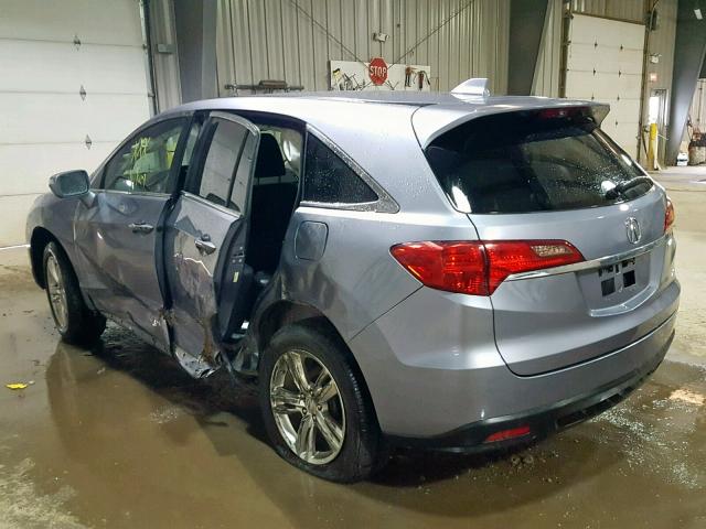 5J8TB4H34DL024188 - 2013 ACURA RDX BLUE photo 3