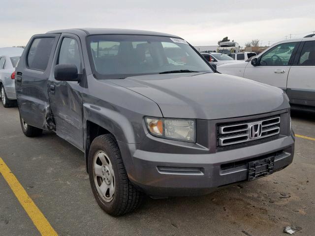 2HJYK16208H503672 - 2008 HONDA RIDGELINE GRAY photo 1