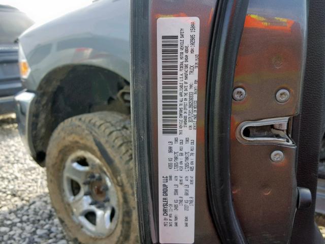 3D7UT2CL2BG536933 - 2011 DODGE RAM 2500 GRAY photo 10