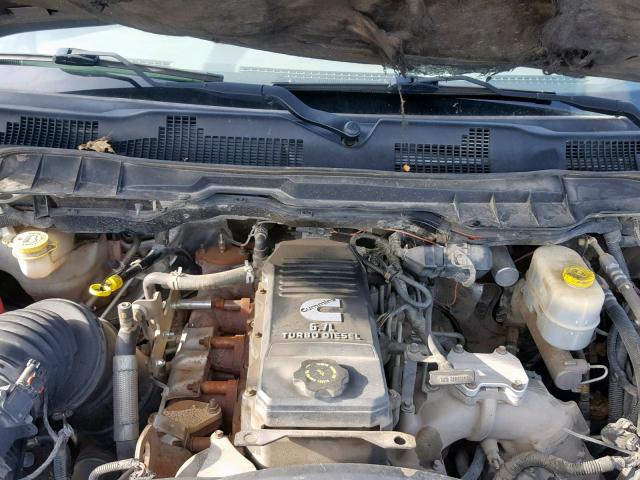 3D7UT2CL2BG536933 - 2011 DODGE RAM 2500 GRAY photo 7