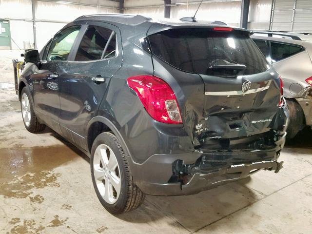 KL4CJASB1GB739515 - 2016 BUICK ENCORE CHARCOAL photo 3