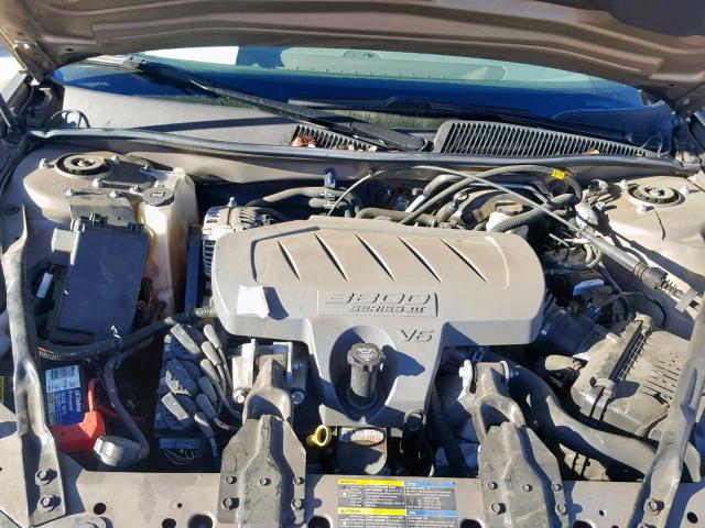 2G4WD582271203659 - 2007 BUICK LACROSSE C BEIGE photo 7