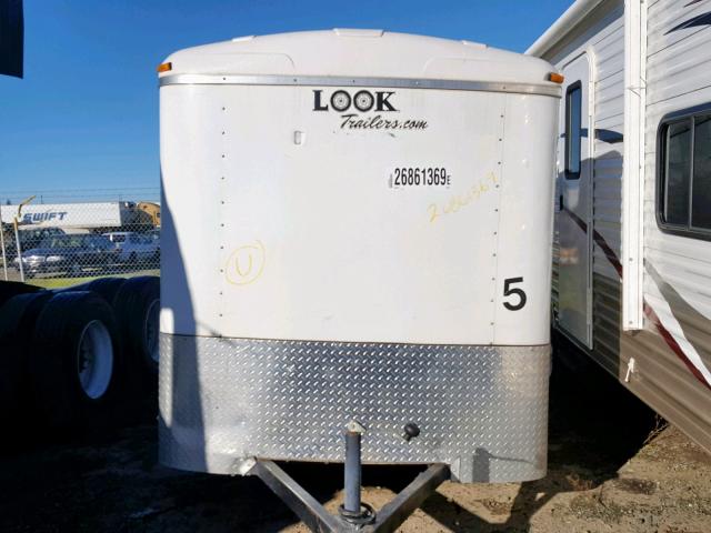 53BTH1214BF000599 - 2011 LOOK TRAILER WHITE photo 2