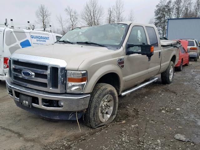 1FTSW31RX8EC35901 - 2008 FORD F350 SRW S TAN photo 2