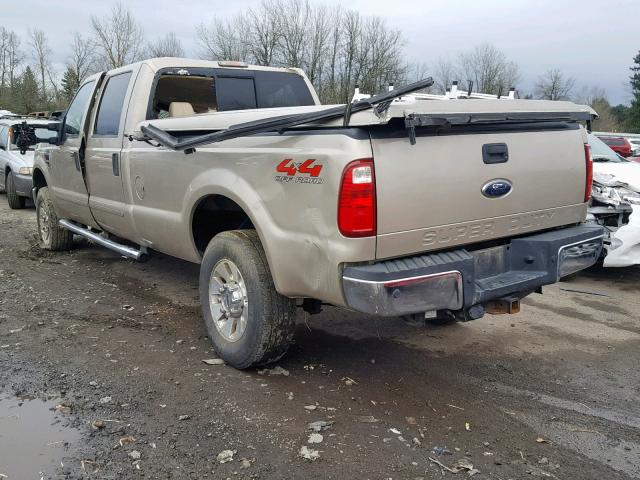 1FTSW31RX8EC35901 - 2008 FORD F350 SRW S TAN photo 3