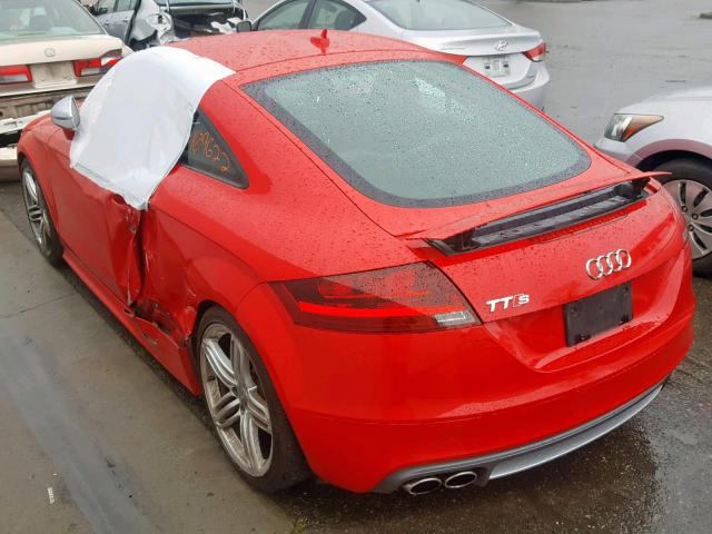 TRUK1AFK9A1019748 - 2010 AUDI TTS PRESTI RED photo 3