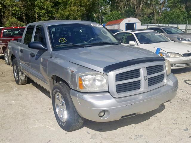 1D7HW48K86S604316 - 2006 DODGE DAKOTA QUA SILVER photo 1