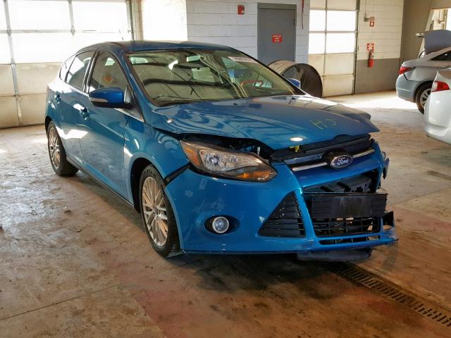 1FADP3N28EL262076 - 2014 FORD FOCUS TITA BLUE photo 1