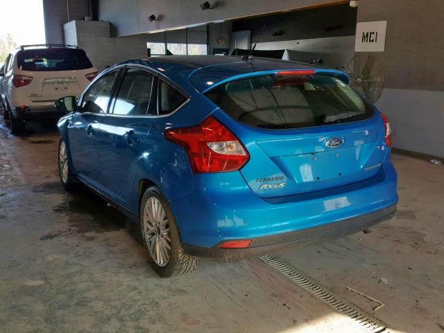 1FADP3N28EL262076 - 2014 FORD FOCUS TITA BLUE photo 3