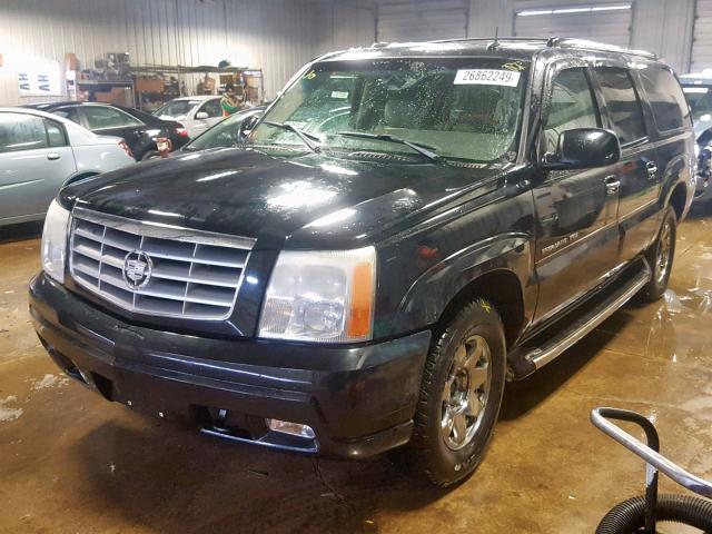 3GYFK66N63G204502 - 2003 CADILLAC ESCALADE E BLACK photo 2