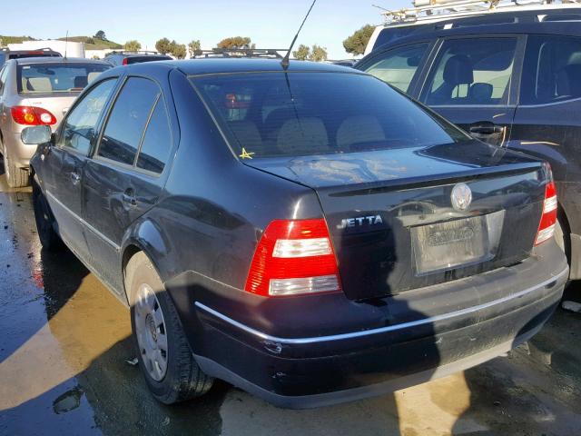 3VWRA69M25M014805 - 2005 VOLKSWAGEN JETTA GL BLACK photo 3