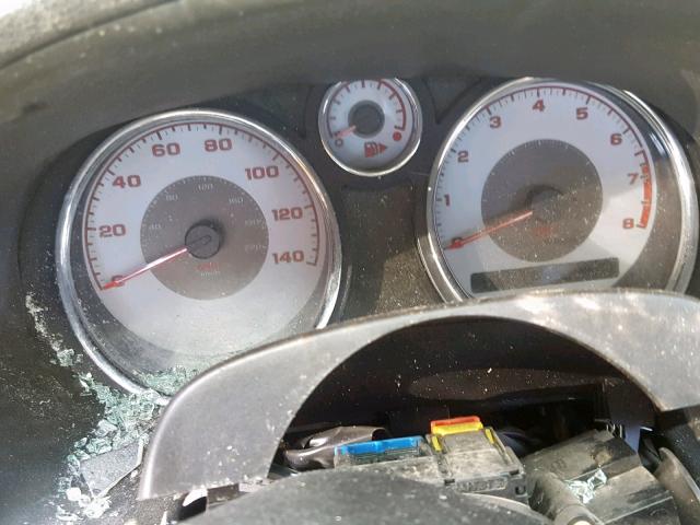 1G2AS18H597240345 - 2009 PONTIAC G5 BLACK photo 8