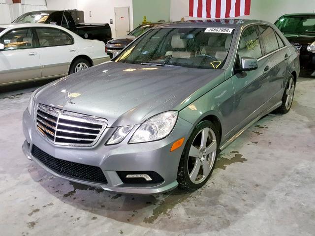 WDDHF5GB6BA517859 - 2011 MERCEDES-BENZ E 350 SILVER photo 2