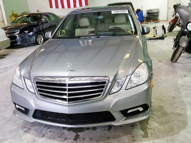 WDDHF5GB6BA517859 - 2011 MERCEDES-BENZ E 350 SILVER photo 9