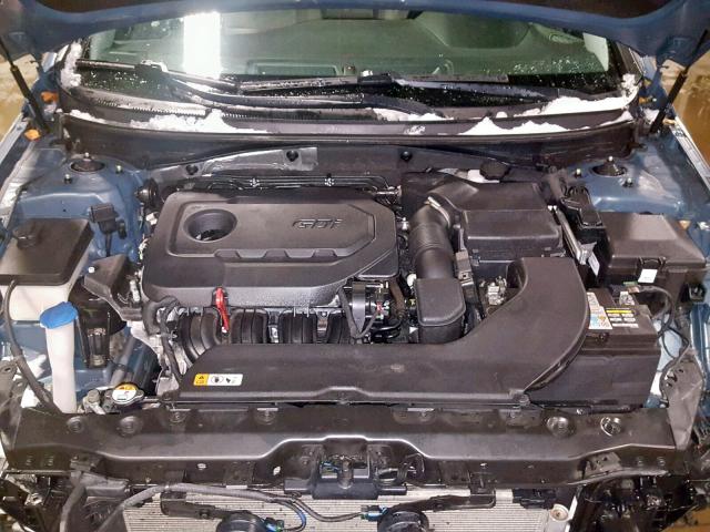 5NPE34AF0FH238479 - 2015 HYUNDAI SONATA SPO BLUE photo 7