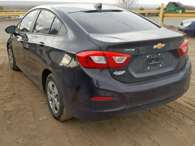 1G1BC5SMXJ7173863 - 2018 CHEVROLET CRUZE LS BLACK photo 3