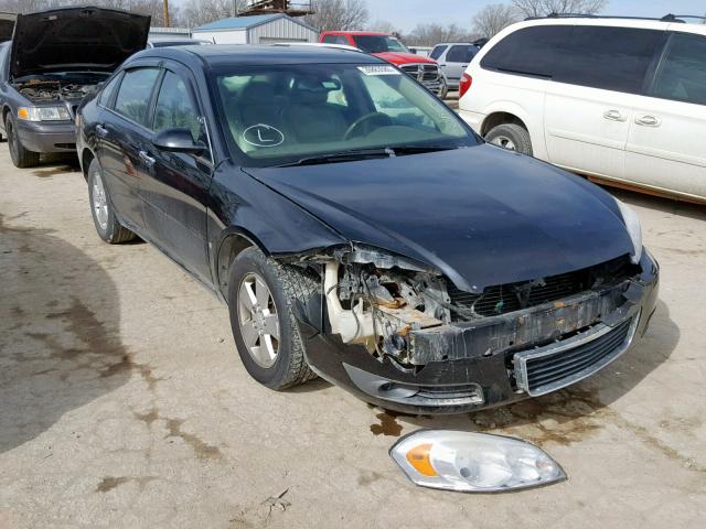 2G1WU58R779267773 - 2007 CHEVROLET IMPALA LTZ BLACK photo 1