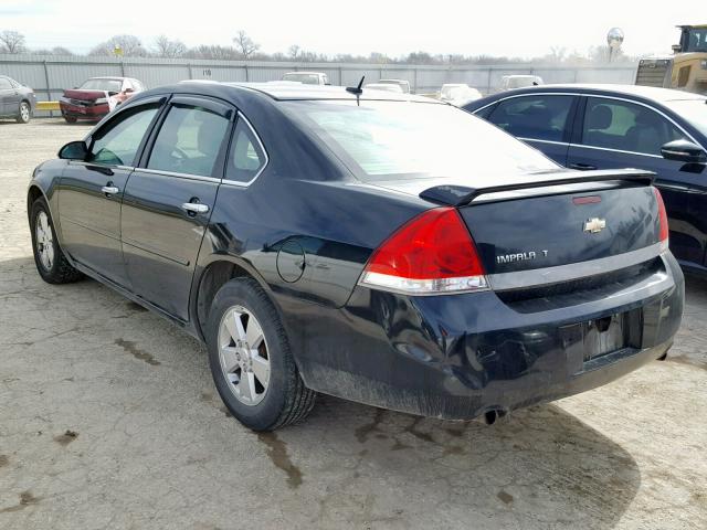 2G1WU58R779267773 - 2007 CHEVROLET IMPALA LTZ BLACK photo 3