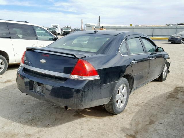 2G1WU58R779267773 - 2007 CHEVROLET IMPALA LTZ BLACK photo 4