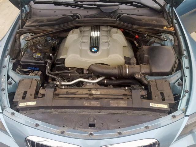 WBAEK73405B323206 - 2005 BMW 645 CI AUT BLUE photo 7