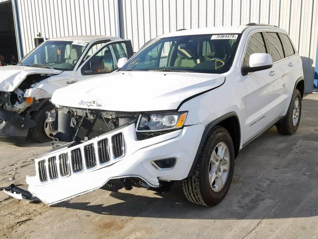 1C4RJEAG7EC113897 - 2014 JEEP GRAND CHER WHITE photo 2