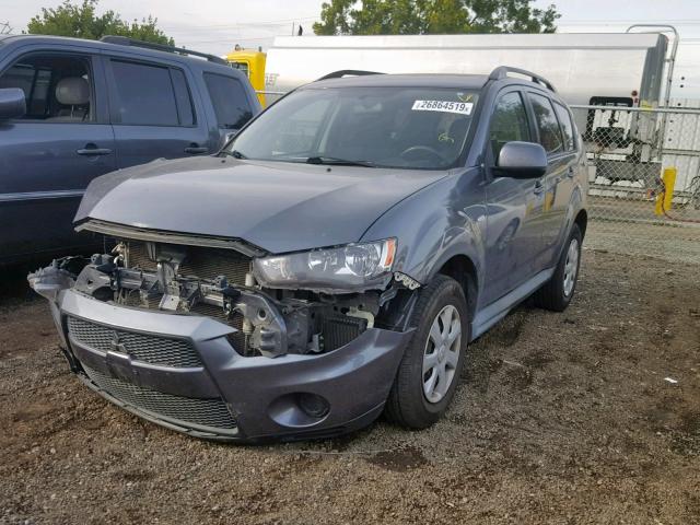 JA4AS2AWXCU008711 - 2012 MITSUBISHI OUTLANDER GRAY photo 2