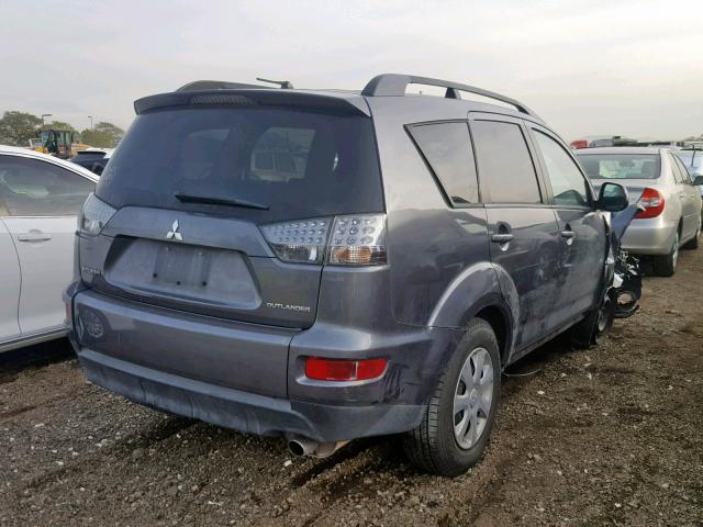 JA4AS2AWXCU008711 - 2012 MITSUBISHI OUTLANDER GRAY photo 4