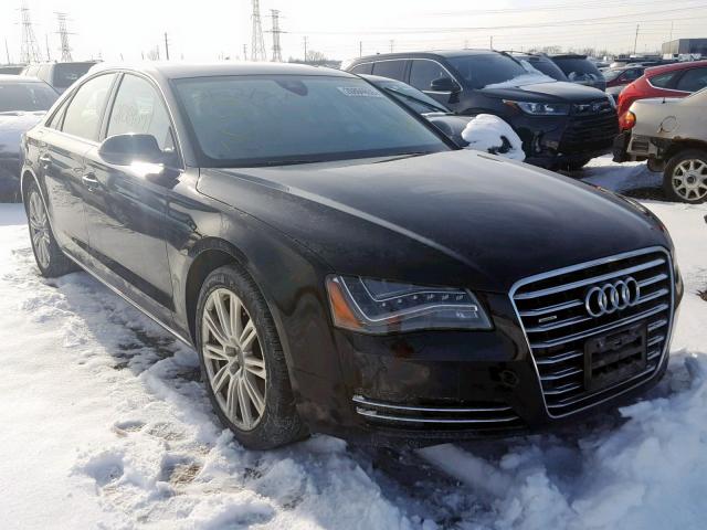 WAUAGAFD7EN006143 - 2014 AUDI A8 QUATTRO BLACK photo 1