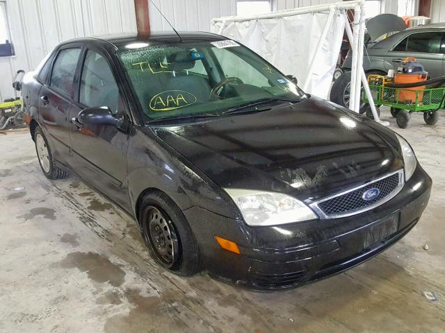 1FAFP34N36W101588 - 2006 FORD FOCUS ZX4 BLACK photo 1