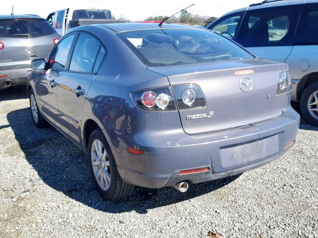 JM1BK323471620480 - 2007 MAZDA 3 S GRAY photo 3