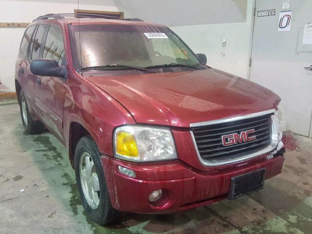 1GKDT13S532393969 - 2003 GMC ENVOY MAROON photo 1