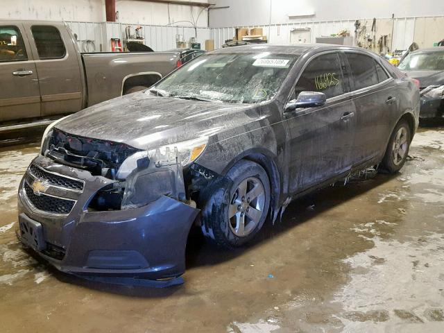1G11C5SA1DF143520 - 2013 CHEVROLET MALIBU 1LT ლურჯი ფოტო 2