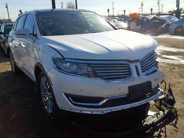 2LMPJ6LP4HBL35294 - 2017 LINCOLN MKX RESERV WHITE photo 1