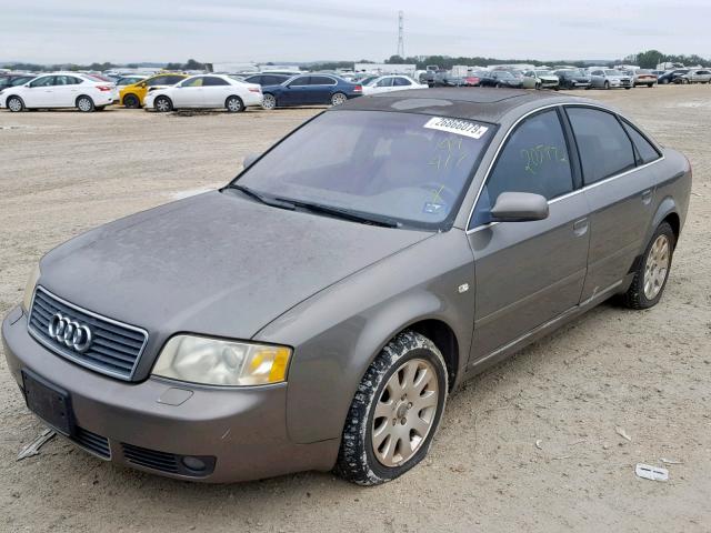 WAULT64B42N141417 - 2002 AUDI A6 3.0 QUA GRAY photo 2