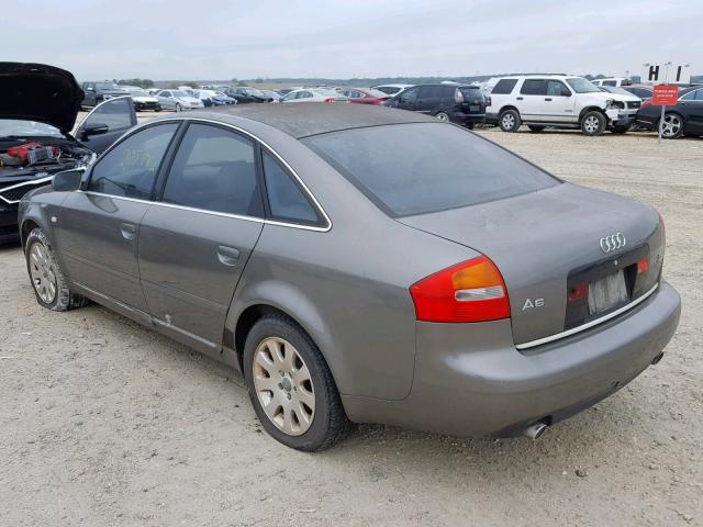 WAULT64B42N141417 - 2002 AUDI A6 3.0 QUA GRAY photo 3