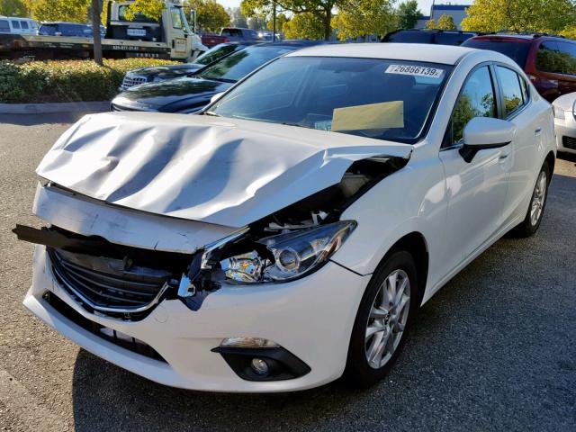 JM1BM1V73F1248349 - 2015 MAZDA 3 TOURING WHITE photo 2