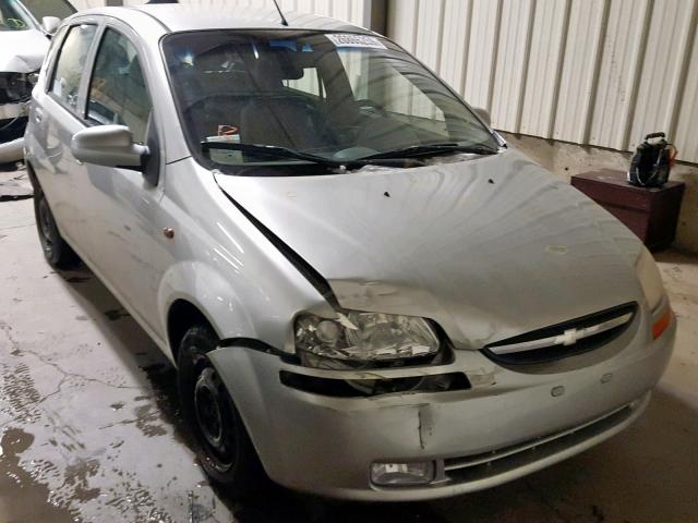 KL1TJ62664B119560 - 2004 CHEVROLET AVEO LS SILVER photo 1