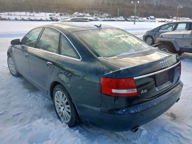 WAUDH74F76N157034 - 2006 AUDI A6 3.2 QUA GREEN photo 3