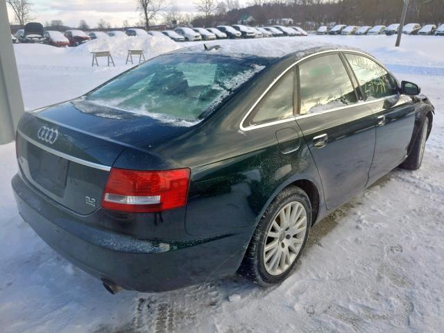 WAUDH74F76N157034 - 2006 AUDI A6 3.2 QUA GREEN photo 4