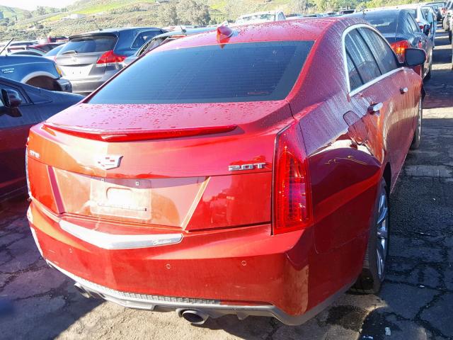 1G6AB5RX8H0155924 - 2017 CADILLAC ATS LUXURY RED photo 4