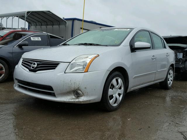 3N1AB6AP0BL712238 - 2011 NISSAN SENTRA 2.0 SILVER photo 2