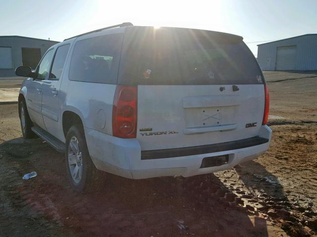 1GKFC16077R268391 - 2007 GMC YUKON XL C WHITE photo 3