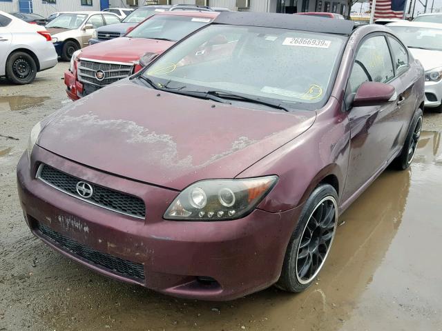 JTKDE177750004770 - 2005 TOYOTA SCION TC 栗色 照片 2