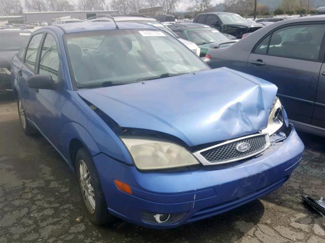 1FAFP34N95W233432 - 2005 FORD FOCUS ZX4 BLUE photo 1