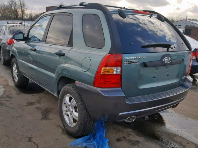 KNDJE723767153271 - 2006 KIA NEW SPORTA TURQUOISE photo 3