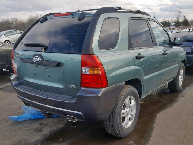 KNDJE723767153271 - 2006 KIA NEW SPORTA TURQUOISE photo 4