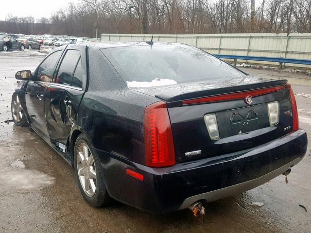 1G6DC67A750208428 - 2005 CADILLAC STS BLACK photo 3